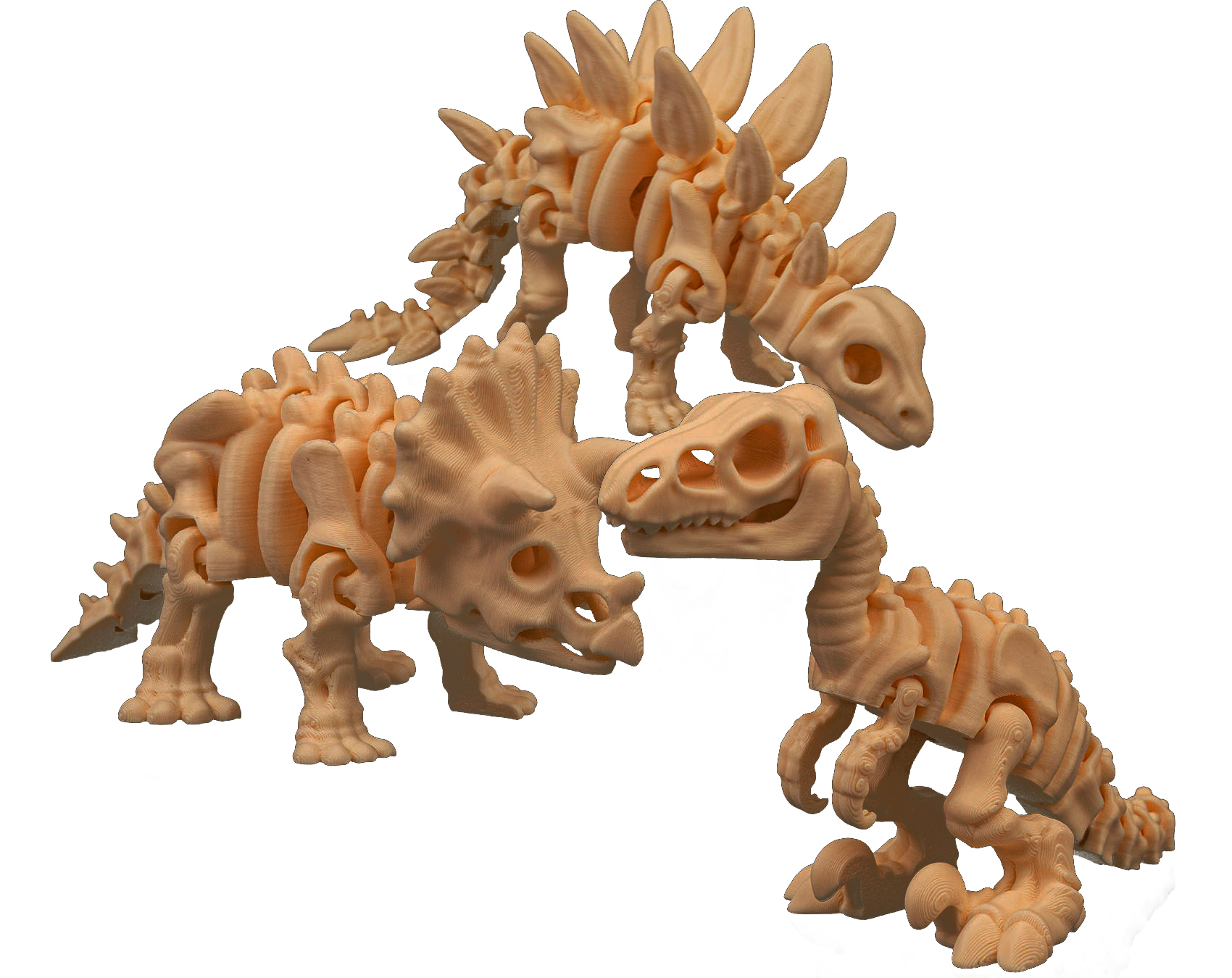 Kit Mini Dinossauros - 3 dinossauros