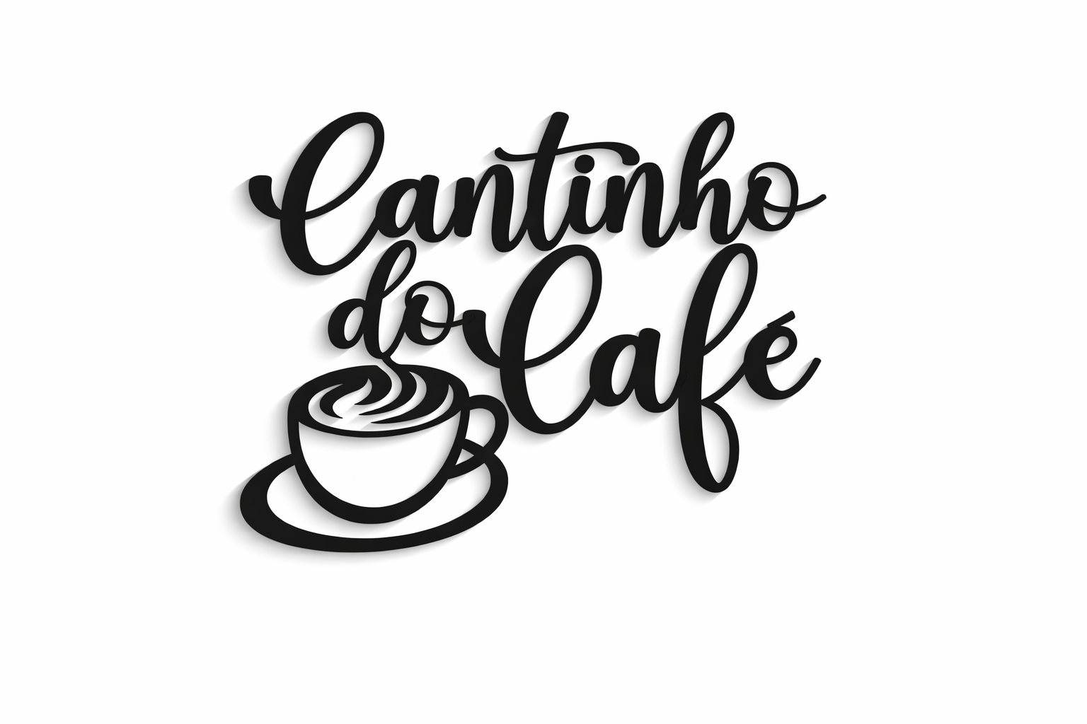 Cantinho do Café - Letras para colar na parede